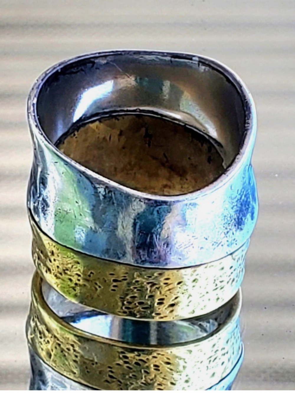 The INFAMOUS retired RAIN OR SHINE ring SILPADA w/box 10 - Picture 6 of 8